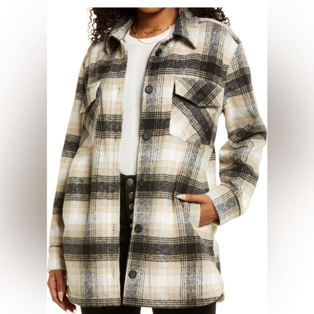 Thread & Supply Plaid Shacket- Size M- Worn Once